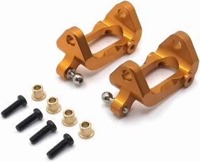 RC Car DIY Parts for WLtoys A949 A959 A969 A979 K929 Metal Modified C for Seat Remote Control Tracked Car Upgrade Parts Accessories(Yellow)