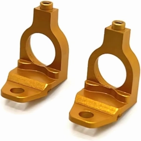 RC Car Upgrade Part for Mini-Q for Racing Drift 1/28 Metal Upgrade Modified Rear Gearbox Bracket Remote Control Track Car Replacement Upgrade Parts Accessories(Yellow)