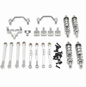Rc Connecting Rod Tie Rod for C64 C74 1/16 Metal Pull Rod Suspension Frame Steering Gear Pull Rod for Seat Set RC Car Parts and Accessories Upgrades Replacement Use