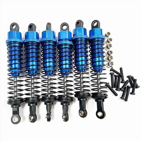 Rc Shock Absorber For Hosim For Xinlehong For XLH 9125 9155 9156 1/10 1/12 6Pcs Metal Oil Shock Absorber Damper RC Car Upgrade Parts Accessories Replacement