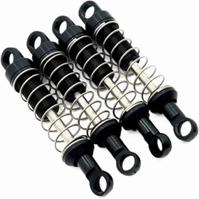Rc Shock Absorber For MN78 1/12 Metal Front And Rear Shock Absorber Damper Black RC Car Tracked Vehicle Parts And Accessories Upgrade Replacement Use