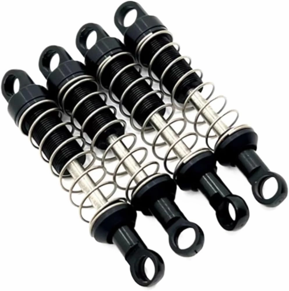 Rc Shock Absorber For MN78 1/12 Metal Front And Rear Shock Absorber Damper Black RC Car Tracked Vehicle Parts And Accessories Upgrade Replacement Use