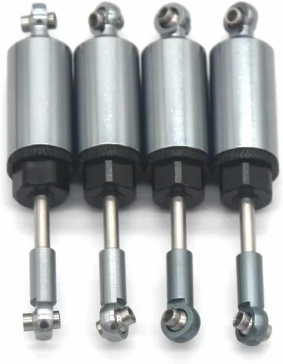 Rc Shock Absorber For MN 128 MN86S Metal Built-in For Spring Shock Absorber RC Vehicle Remote Control Car Parts And Accessories Upgrade Replacement And Use(Gray)