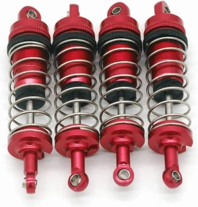 Rc Shock Absorber For Relalo AM-X12 AM-D12 1/12 4pcs Metal Shock Absorber Remote Control Car Tracked Vehicle Parts And Accessories Upgrade Replacement Use