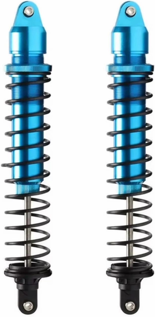 Rc Shock Absorber For Traxxas For X-Maxx XMaxx 6S 77076-4 8S 77086-4 1/5 2Pcs Aluminum 175-218mm Oil Shock Absorbers Damper Rc Car Parts Upgrade Replacement Use(Blue)