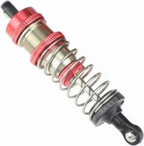 Rc Shock Absorber For Wltoys 124008 1pcs Metal Shock Absorber Red Rc Car Off-road Vehicle Tracked Vehicle Parts And Accessories Upgrade Replacement And Use(1316 rear)
