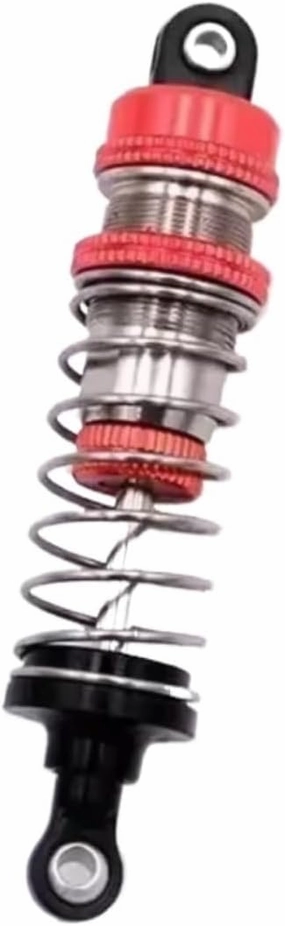 Rc Shock Absorber For WLtoys 144001 1pcs Metal Shock Absorber Red Rc Car Off-road Vehicle Tracked Vehicle Parts And Accessories Upgrade Replacement And Use(C-1939)