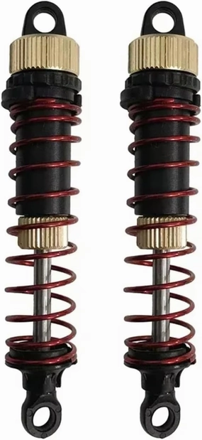 Rc Shock Absorber For XLF X-03A X-04A X-03 X-04 1/10 2pcs Metal Shock Absorber Black Rc Car Off-road Vehicle Parts And Accessories Upgrade Replacement Use