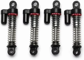 Rc Shock Absorber Me5-230 1:35 Metal Twisted Shock Absorbers Black And Gray Available Rc Crawler Model For Climbing Car Parts And Accessories Upgrade Replacement