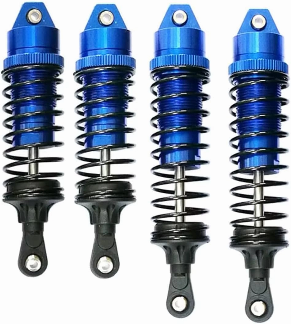 Rc Special Shock Absorber For Traxxas For Slash 4wd 1/10 4pcs Front & Rear Shock Absorber Damper Short Course For Racing Truck RC Car Upgrade Parts Upgrade Replacement(Blue)