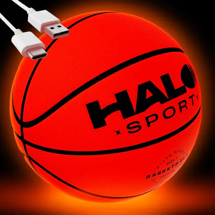 Rechargeable Light Up Basketball Ball