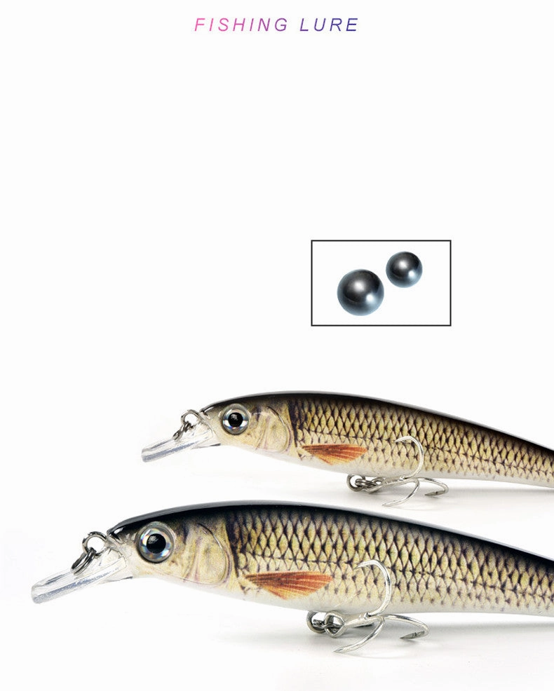 Rechargeable LED vibrating lure bait