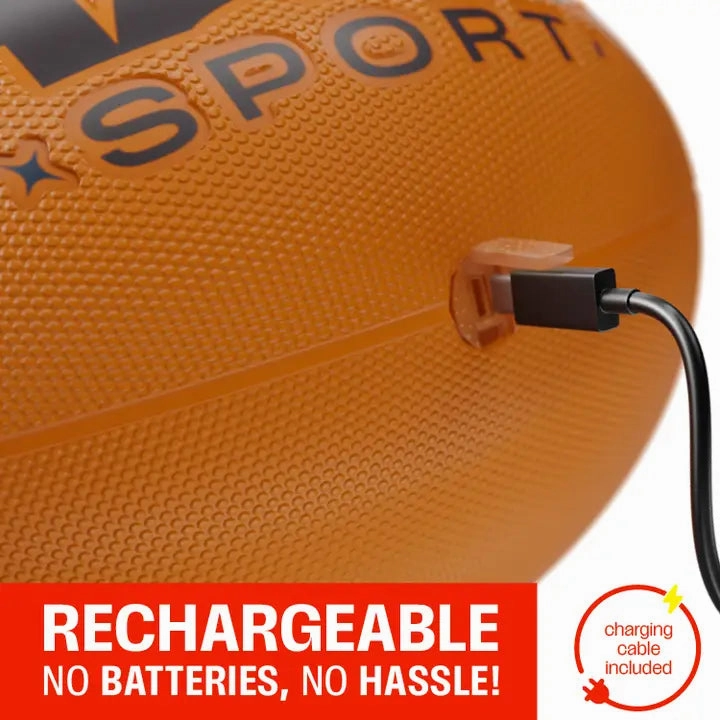 Rechargeable Light Up Football - Glow in the Dark Ball