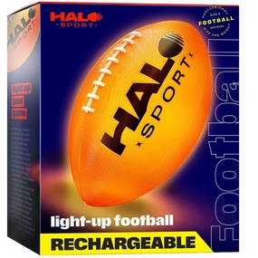 Rechargeable Light Up Football - Glow in the Dark Ball