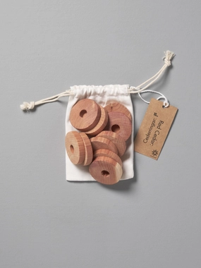 Red Cedar Rings – 10pcs