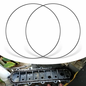 Replacement for Raypak Heater Heat Exchanger O-Ring Gasket 006713F Pool Heater O-Ring Gasket 185-405 206-406 207-407-Kit (2 Pack)