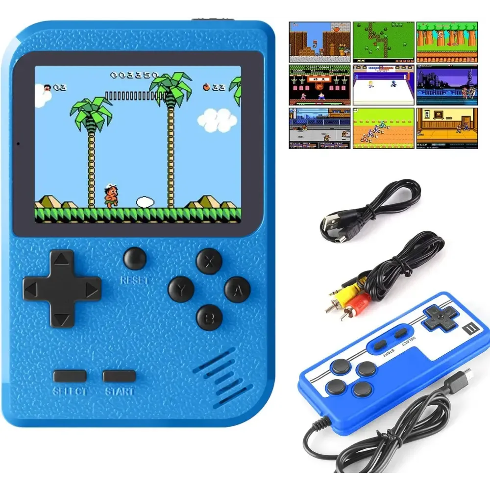 Retro Game 400 Built-in Games Portable Game: Black