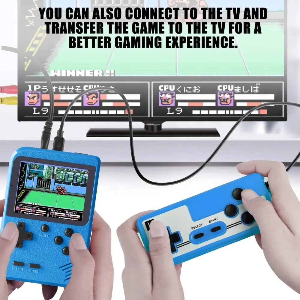 Retro Game 400 Built-in Games Portable Game: Black