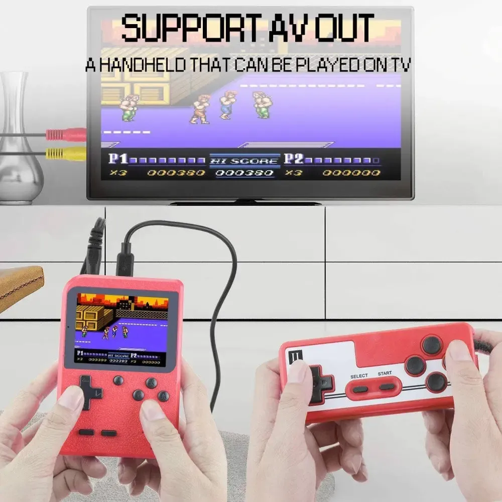 Retro Game 400 Built-in Games Portable Game: Black