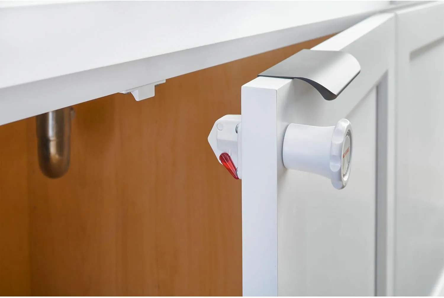 Rev-A-Shelf Rev-A-Lock Magnetic Child-Safe Cabinet Security System Set to Baby Proof Cabinet Drawers and Doors, 5 Locks and 2 Keys, RAL-101-1