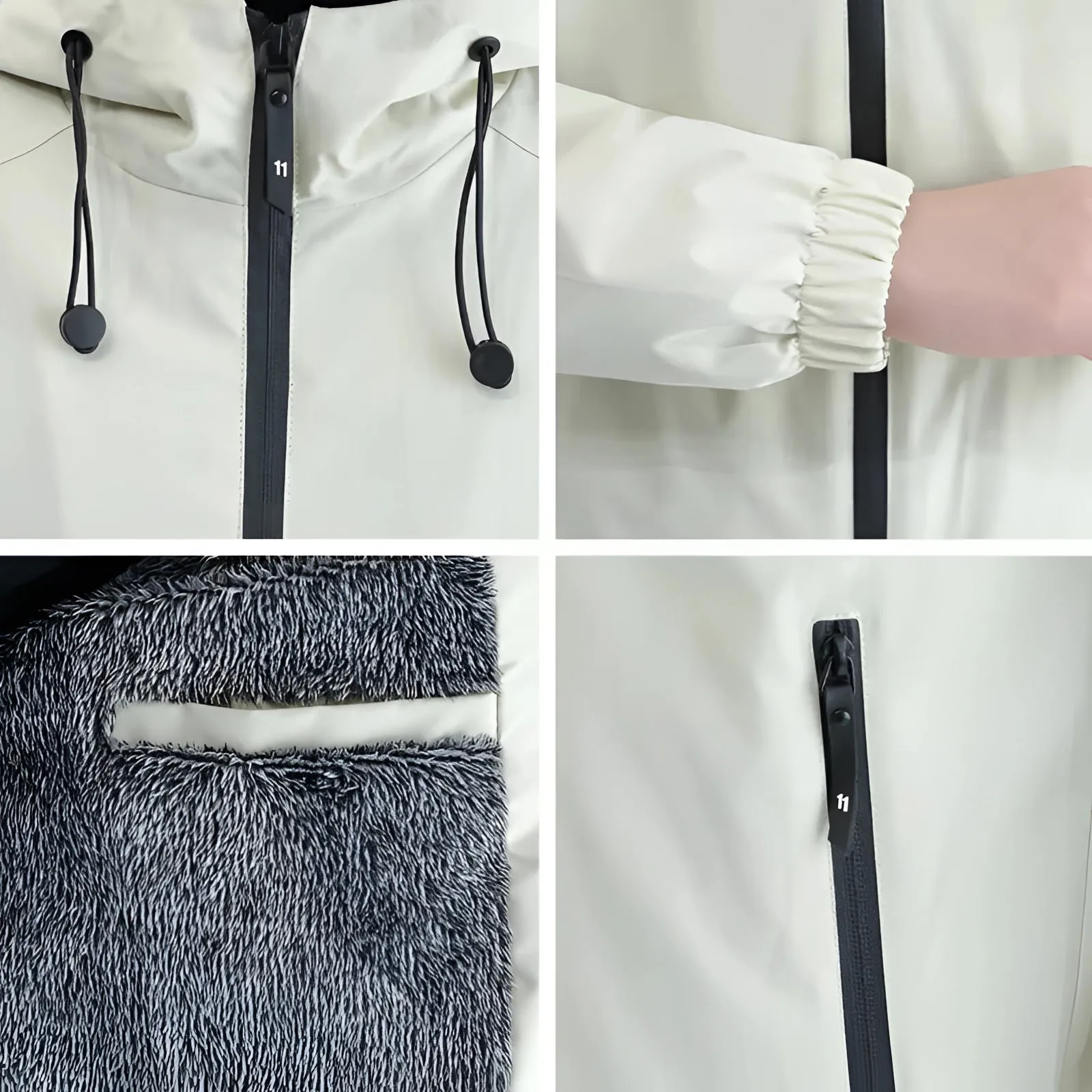 Reversible Men's Lightweight Spring Jacket with Adjustable Hood