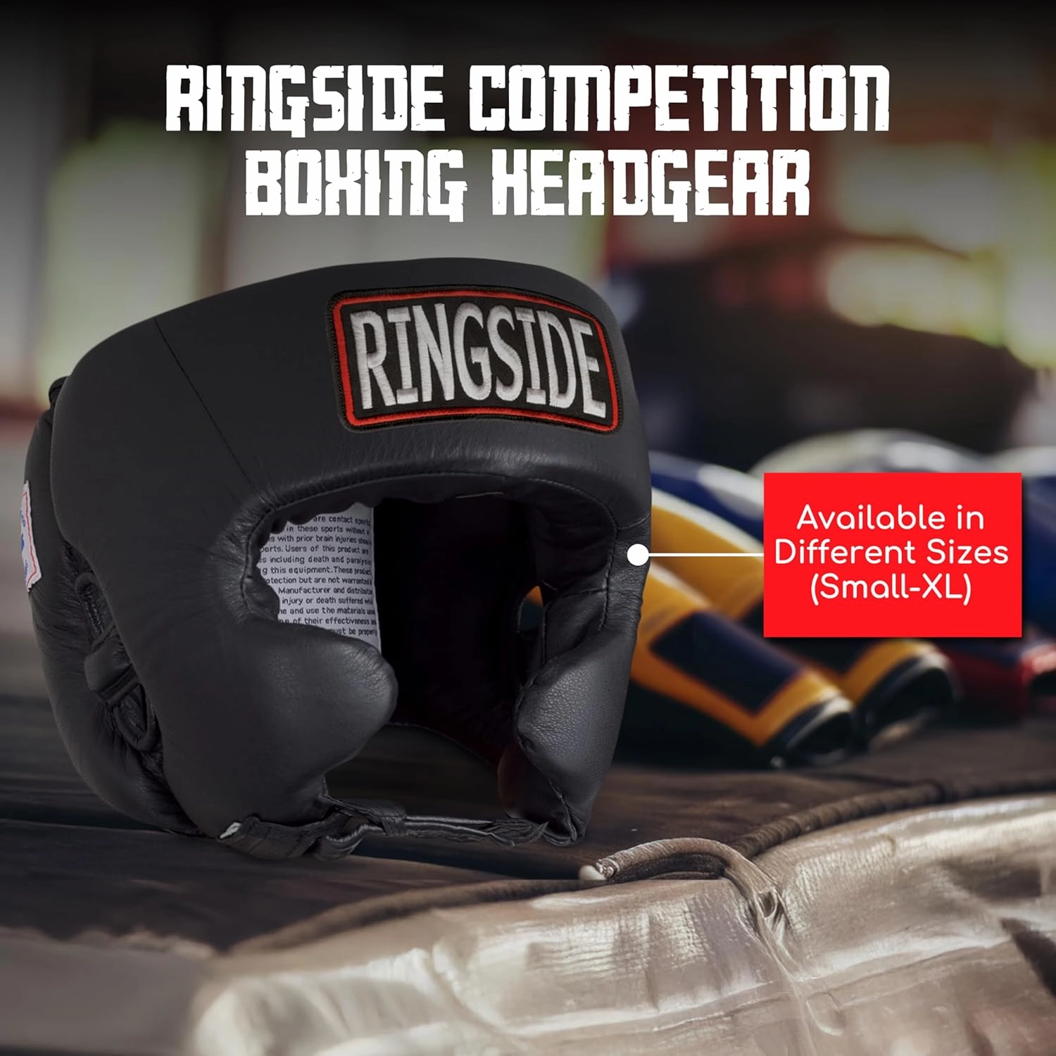 Ringside Competition Boxing Muay Thai MMA Sparring Head Protection Headgear with Cheeks