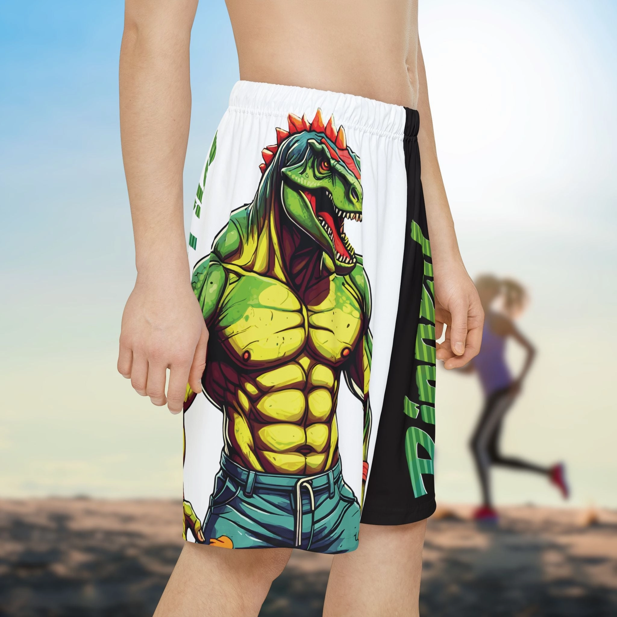 Ripped Tiles Gym Shorts