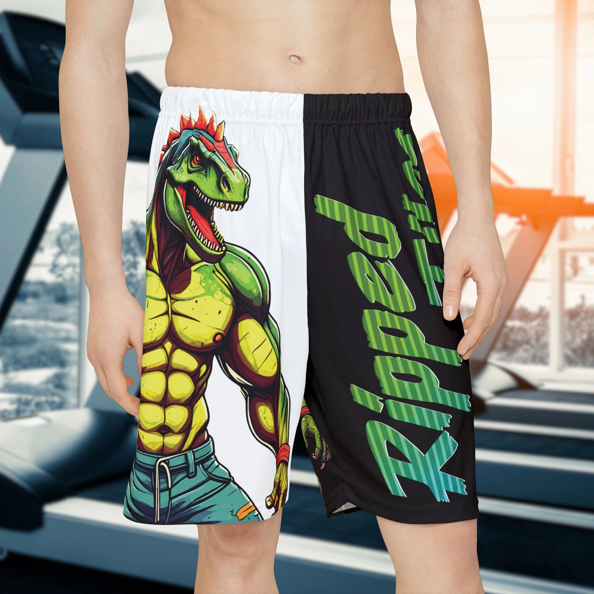 Ripped Tiles Gym Shorts