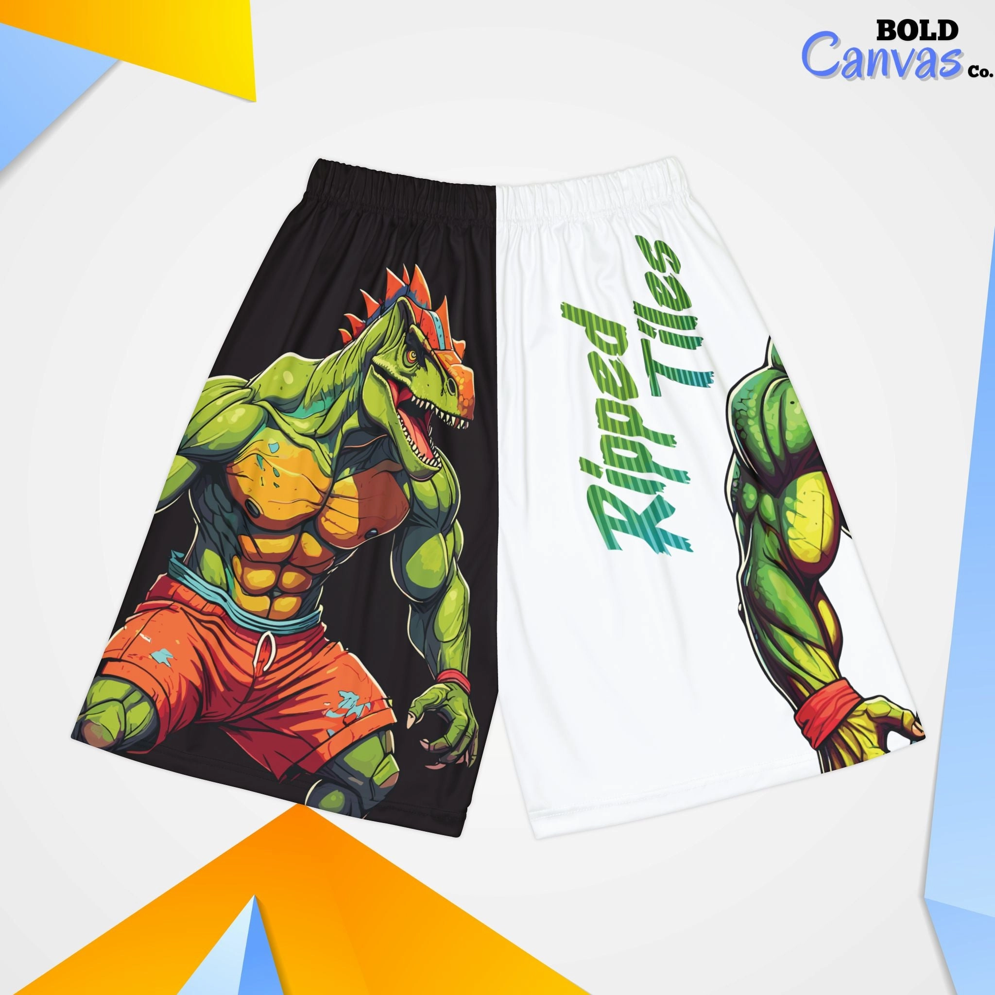 Ripped Tiles Gym Shorts