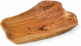 Root Wood Dish, Party Platter and Tray for Sandwich Bread Serving, appetizer display, Vintage ring dish, Hand Carved Artworks (13-15 inch)