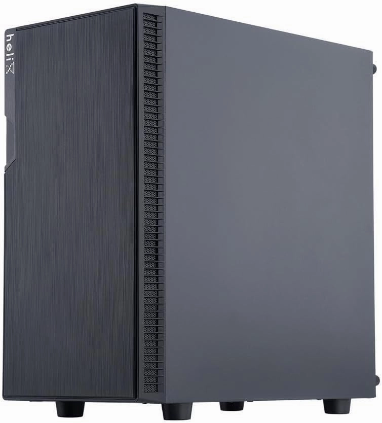 Rosewill FBM-X2-400-HELIX Micro ATX Mini Tower Desktop Gaming & Office PC Computer Case with Pre-Installed 400W Power Supply, 240mm AIO Support, 2X USB 2.0, 1 USB 3.0