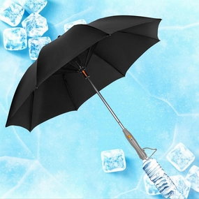 S-SNAIL-OO 3 in 1 Umbrella with Fan, Uv Blocking Umbrella with Fan and mister, USB Rechargeable Sun Umbrella for Outdoor, BBQ, Fishing, Beach