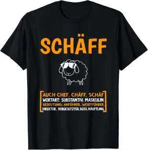 Schäff Chef Head of Department Sheep Boss Schäff T-Shirt