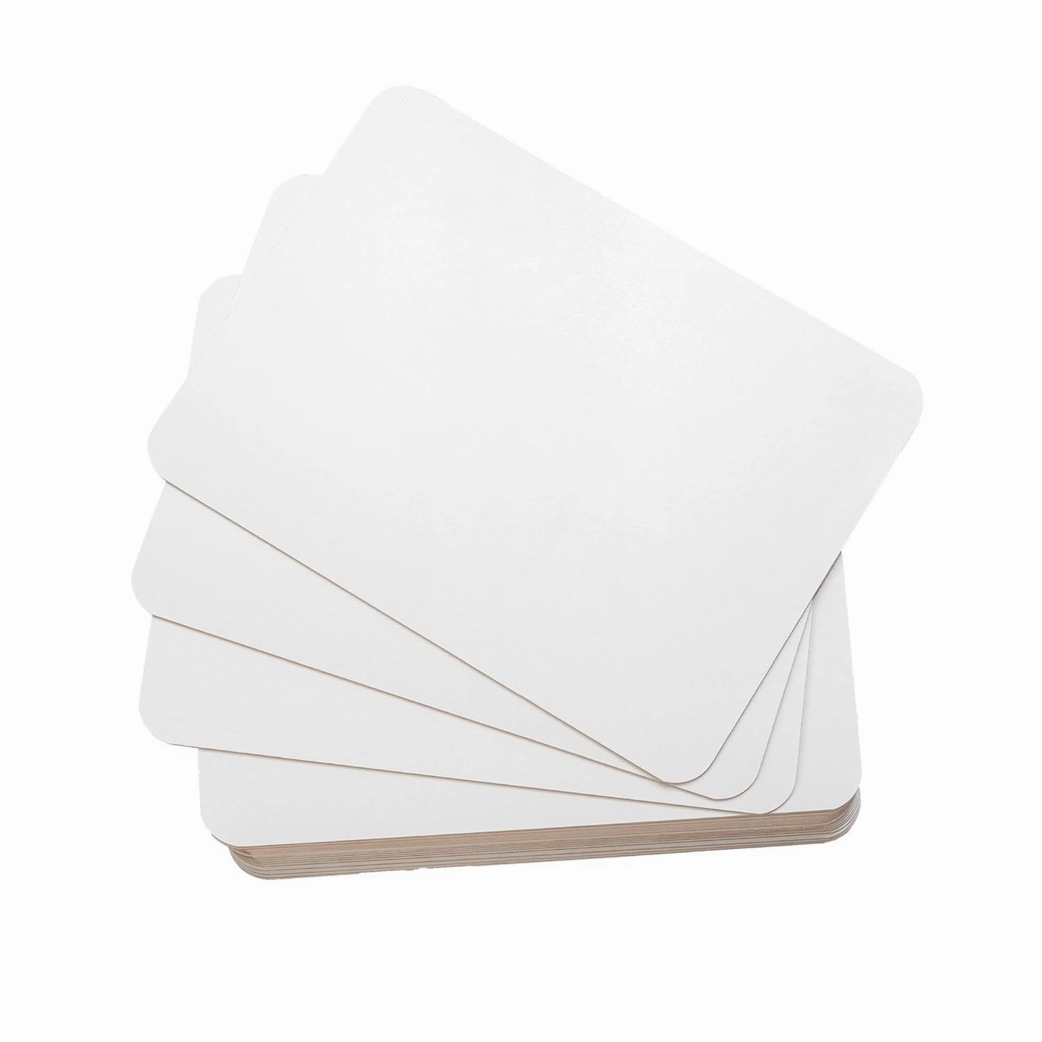 School Smart Frameless Dry Erase Boards, 9 x 12 Inches, Pack of 30