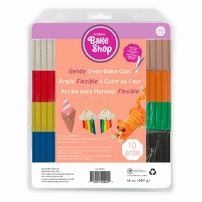 Sculpey Bake Shop - Bendy Multi-pack, 10 pc x 2oz.