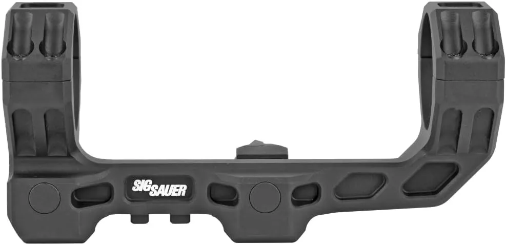 Sig Sauer Aluminum 7075-T6 Lightweight 30mm ALPHA3 Scope Mounts w/1913 Mounting Interface Style Clamps for Precision Shooting