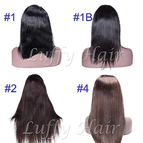 Silky Straight Nano Ring Human Hair Extension Microlink Brazilian Remy Nano Tip Hair Long Straight #Black #Brown Color 100g 100strands (30inch 100strands, #Natural Black)