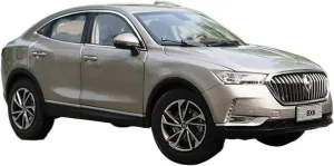 Simulation Car Model 1：18 for Borgward BX6 Alloy Car Model Static Collections Decorative Souvenirs Mini Vehicles Toys