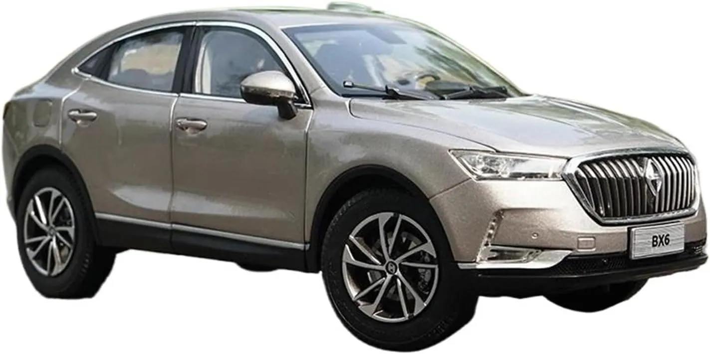 Simulation Car Model 1：18 for Borgward BX6 Alloy Car Model Static Collections Decorative Souvenirs Mini Vehicles Toys