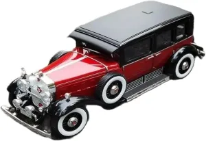 Simulation Car Model 1：18 for Cadill V16 Series 452A 1930 Alloy Classic Retro Vintage Car Model Decorative Souvenirs Mini Vehicles Toys
