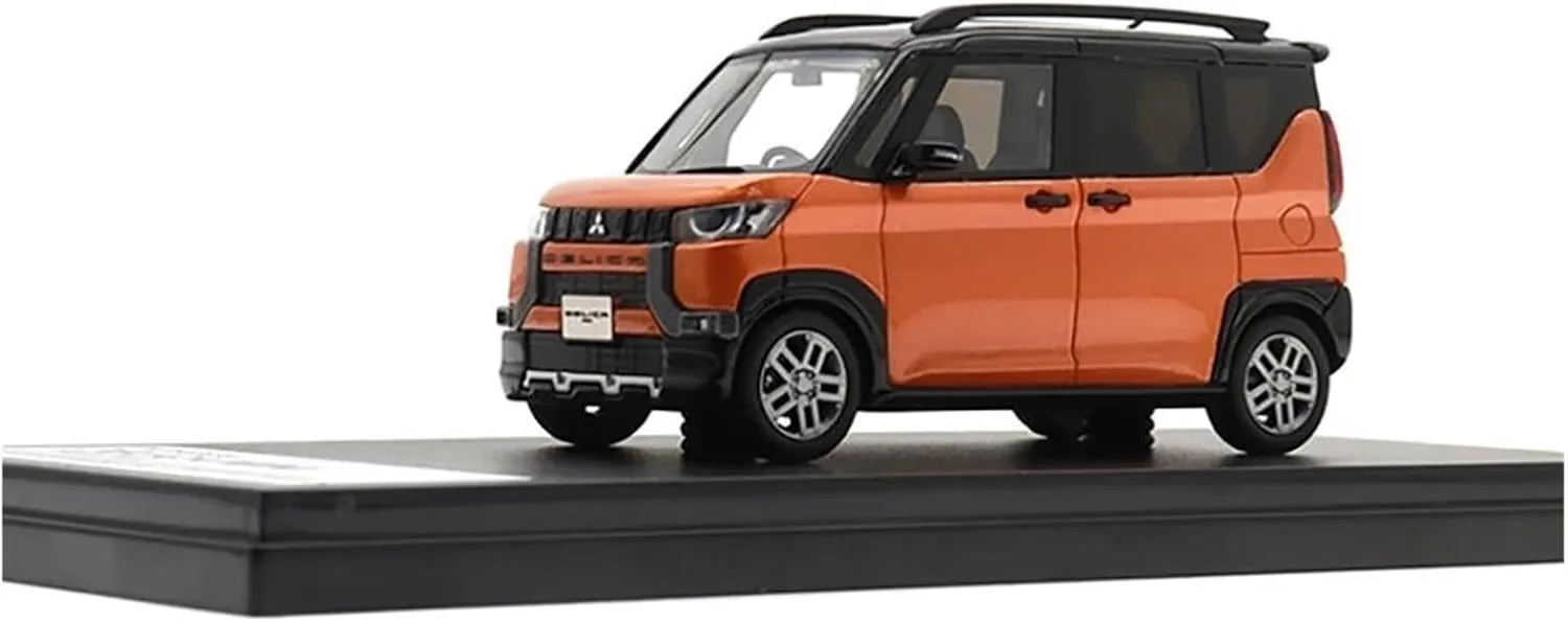 Simulation Car Model 1：43 for Mitsubishi Delica Mini T J-43587 Resin Car Model Static Collections Decorative Souvenirs Mini Vehicles Toys(Green)