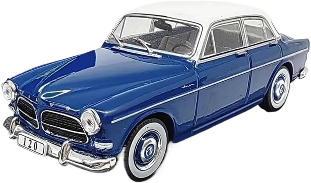 Simulation Car Model 1：43 for Volvo 120 Alloy Car Model Static Collections Decorative Souvenirs Mini Vehicles Toys
