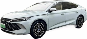 Simulation Car Model 1:18 for BYD Qin L1 2024 Diecasts Alloy Car Model Static Finished Ornaments Mini Vehicles Toys