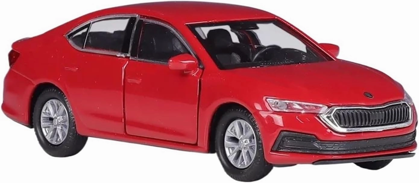 Simulation Car Model 1：36 for Skoda Octavia Alloy Diecast Car Model Miniature Pull Back Hobby Collection Decoration Mini Vehicles Toys