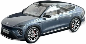 Simulation Car Model 1:43 for Nio Life New Ec7 Simulation Car Model Static Decorative Ornaments Souvenirs Mini Vehicles Toys