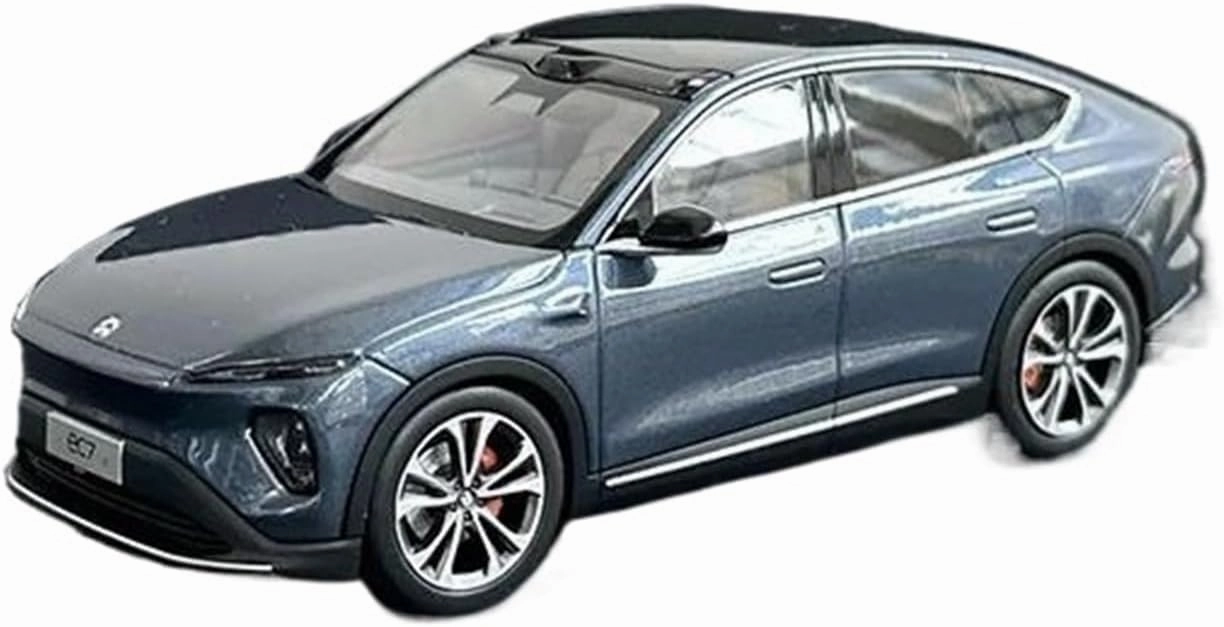 Simulation Car Model 1:43 for Nio Life New Ec7 Simulation Car Model Static Decorative Ornaments Souvenirs Mini Vehicles Toys