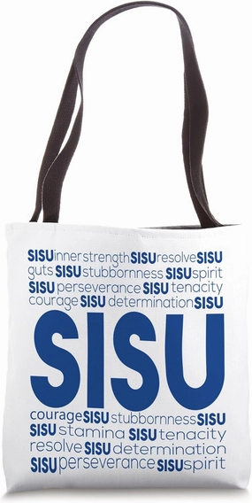 SISU - Finland Finnish sprint word Tote Bag