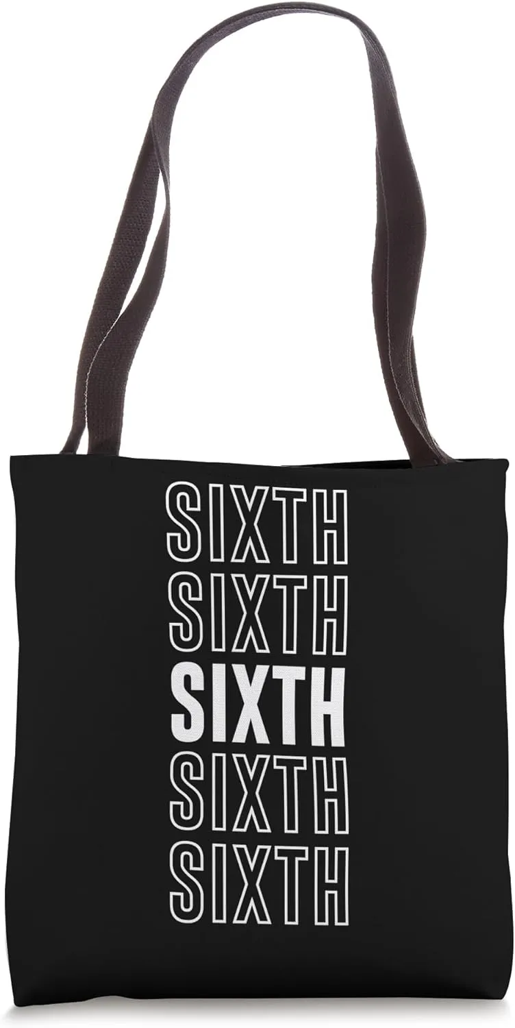 Sixth Tote Bag