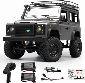 Skymaker 2024 New MN99S 1:12 RC Jeep Off-Road RC Car 4x4 2.4G Full Proportion 4WD Climbing Car RC Crawler with Lights Pickup Truck with Two 1200mAh Batteries