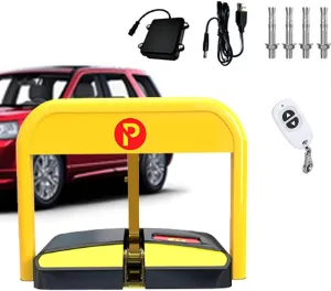 Smart Lock Parking Bollard, Driveway Bollard, Parking guardrail, Parking lot Lane Guard, Automatic gate, Remote Control Safe Lane Parking